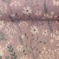 Preview: Joy - Double Gauze, Blumen, floral, altrosa